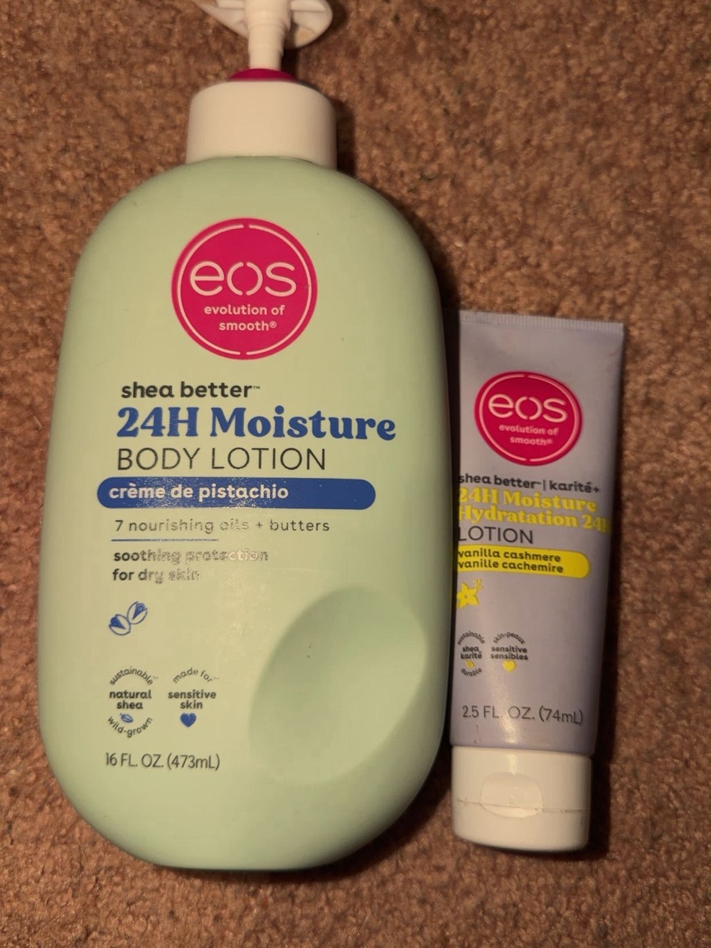 eos Shea Better 24H Moisture Body Lotion - Pistachio Green
